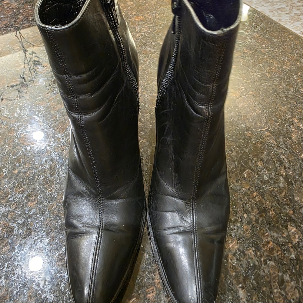 Via Spiga Black Ankle Boots